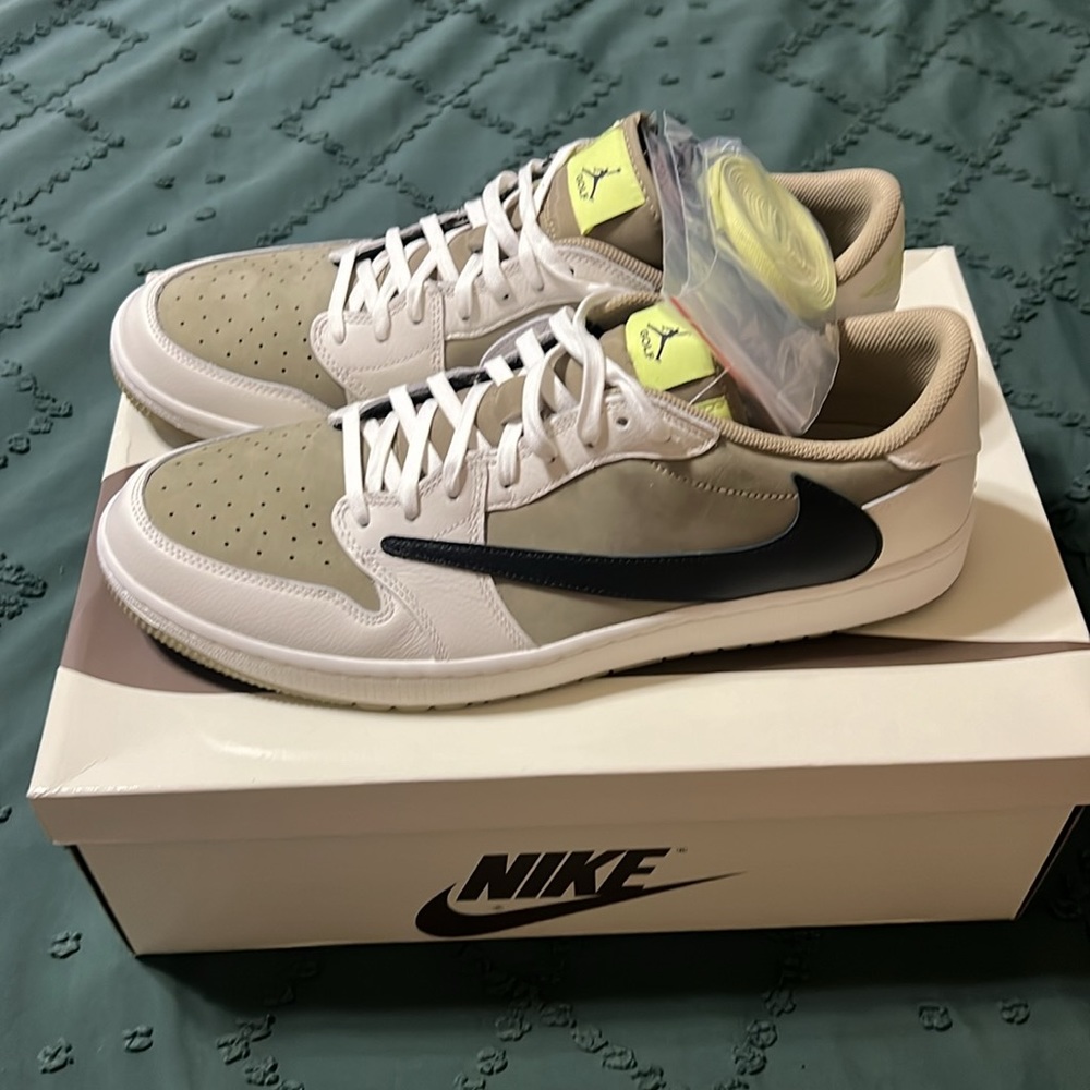 Jordan 1 Low Golf X Travis Scott SIZE 15 Super RARE. Golf. Travis Scott. Jordan1 - Picture 8 of 17